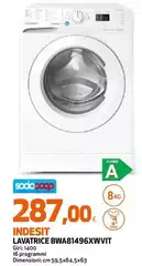 Indesit - Lavatrice BWA81496XWWIT