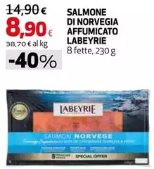 Labeyrie - Salmone Di Norvegia Affumicato Labeyrie - Salmone Di Norvegia Affumicato