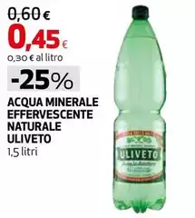 Uliveto - Acqua Minerale Effervescente Naturale