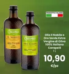 Carapelli - Olio Il Nobile O Oro Verde Extra Vergine Di Oliva 100% Italiano Carapelli - Olio Il Nobile O Oro Verde Extra Vergine Di Oliva 100% Italiano