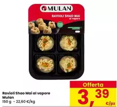 Mulan - Ravioli Shao Mai Al Vapore