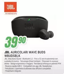 Jbl - Auricolari Wave Buds WBudsblk Jbl - Auricolari Wave Buds WBudsblk