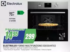 Electrolux - Forno Multifunzione EOD3S44TX2
