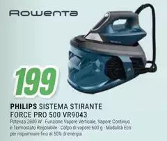 Rowenta - Sistema Stirante Force Pro 500 VR9043 Rowenta - Sistema Stirante Force Pro 500 VR9043