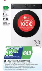 LG - Lavatrice F4NX5011T4B LG - Lavatrice F4NX5011T4B