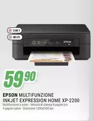 Epson - Multifunzione Inkjet Expression Home XP-2200