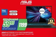 Asus - Notebook V16 V3607VM-RP036WS