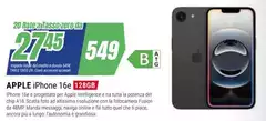 Apple - Iphone 16e 128gb