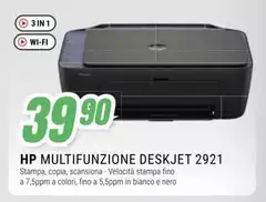 HP - Multifunzione Deskjet 2921