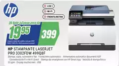 HP - Stampante Laserjet Pro 3302fdw 499q8f