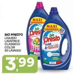 Bio Presto - Liquido Lavatrice Classico/ Color