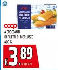 Coop - 4 Croccanti Di Filetti Di Merluzzo