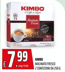 Kimbo - Macinato Fresco 2 Confezioni Da Kimbo - Macinato Fresco 2 Confezioni Da