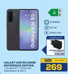 Samsung - Galaxy A36 5G 128GB Enterprise Edition Samsung - Galaxy A36 5G 128GB Enterprise Edition