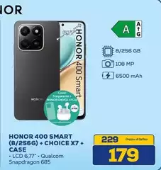 Honor - 400 Smart (8/256G) + Choice X7 + Case Honor - 400 Smart (8/256G) + Choice X7 + Case