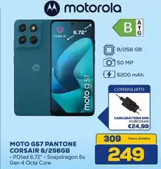 Motorola - Moto G57 Pantone Corsair 8/256 GB Motorola - Moto G57 Pantone Corsair 8/256 GB