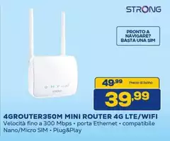 Strong - 4GROUETER350M MINI ROUTER 4G LTE/Wifi Strong - 4GROUETER350M MINI ROUTER 4G LTE/Wifi
