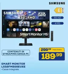 Samsung - Smart Monitor Ls32fm500euxe Samsung - Smart Monitor Ls32fm500euxe