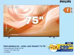 Philips - 75mled820/12 - Mini-led Smart Tv 75" Philips - 75mled820/12 - Mini-led Smart Tv 75"
