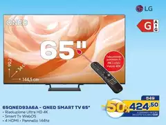 LG - 65QNED93A6A QNED SMART TV 65'' LG - 65QNED93A6A QNED SMART TV 65''