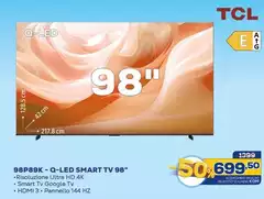 TCL - 98P89K Q-Led Smart TV 98" TCL - 98P89K Q-Led Smart TV 98"