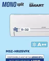 Linea - Mono Split MSZ-HR25VFK Linea - Mono Split MSZ-HR25VFK