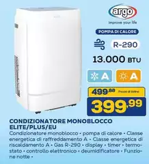 Argo - Condizionatore Monoblocco Elite/Plus/eu Argo - Condizionatore Monoblocco Elite/Plus/eu