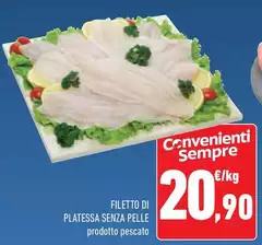 Filetto Di Platessa Senza Pelle