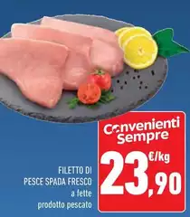 Filetto Di Pesce Spada Fresco