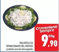 Tagliatelle Di Totano Gigante Del Pacifico