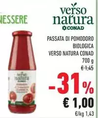 Verso Natura - Passata Di Pomodoro Biologica Verso Natura - Passata Di Pomodoro Biologica