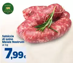 Salsiccia Di Suino Maiale Salsiccia Di Suino Maiale