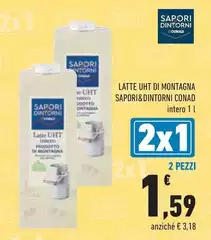 Sapori - Latte UHT Di Montagna &Dintorni