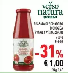 Verso Natura - Passata Di Pomodoro Biologica Verso Natura - Passata Di Pomodoro Biologica