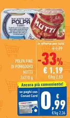 Mutti - Polpa Fine Di Pomodoro Mutti - Polpa Fine Di Pomodoro