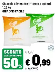 Facile - Ghiaccio Alimentare Tritato O A Cubetti Facile - Ghiaccio Alimentare Tritato O A Cubetti