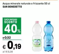 San Benedetto - Acqua Minerale Naturale O Frizzante San Benedetto - Acqua Minerale Naturale O Frizzante