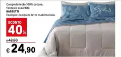 Bassetti - Completo Letto 100% Cotone, Fantaste Assortite Bassetti - Completo Letto 100% Cotone, Fantaste Assortite