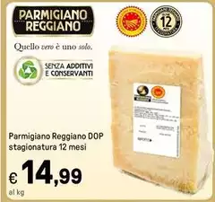 Reggiano - Parmigiano  DOP Stagionatura 12 Mesi