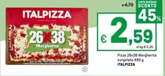 Italpizza - Pizza 26x38 Margherita Surgelata Italpizza - Pizza 26x38 Margherita Surgelata