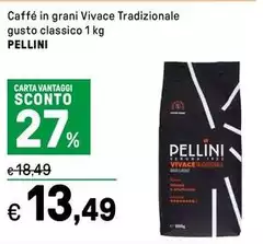 Pellini - Caffé In Grani Vivace Tradizionale Gusto Classico Pellini - Caffé In Grani Vivace Tradizionale Gusto Classico