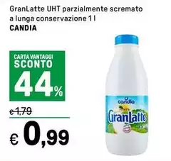 Candia - Granlatte UHT Parzialmente Scremato A Lunga Conservazione Candia - Granlatte UHT Parzialmente Scremato A Lunga Conservazione