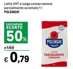 Polenghi - Latte UHT A Lunga Conservazione Parzialmente Scremato Polenghi - Latte UHT A Lunga Conservazione Parzialmente Scremato