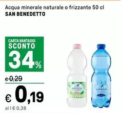 San Benedetto - Acqua Minerale Naturale O Frizzante San Benedetto - Acqua Minerale Naturale O Frizzante
