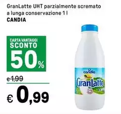 Candia - Granlatte UHT Parzialmente Scremato A Lunga Conservazione Candia - Granlatte UHT Parzialmente Scremato A Lunga Conservazione