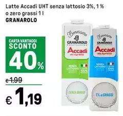 Granarolo - Latte Accadi UHT Senza Lattosio