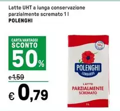 Polenghi - Latte Uht A Lunga Conservazione Parzialmente Scremato Polenghi - Latte Uht A Lunga Conservazione Parzialmente Scremato