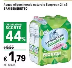 San Benedetto - Acqua Oligominerale Naturale Ecogreen San Benedetto - Acqua Oligominerale Naturale Ecogreen