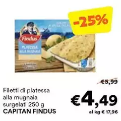 Capitan Findus - Filetti Di Platessa Alla Mugnaia Surgelati