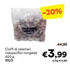 Xilo - Ciuffi Di Calamari Indopacifici Congelati